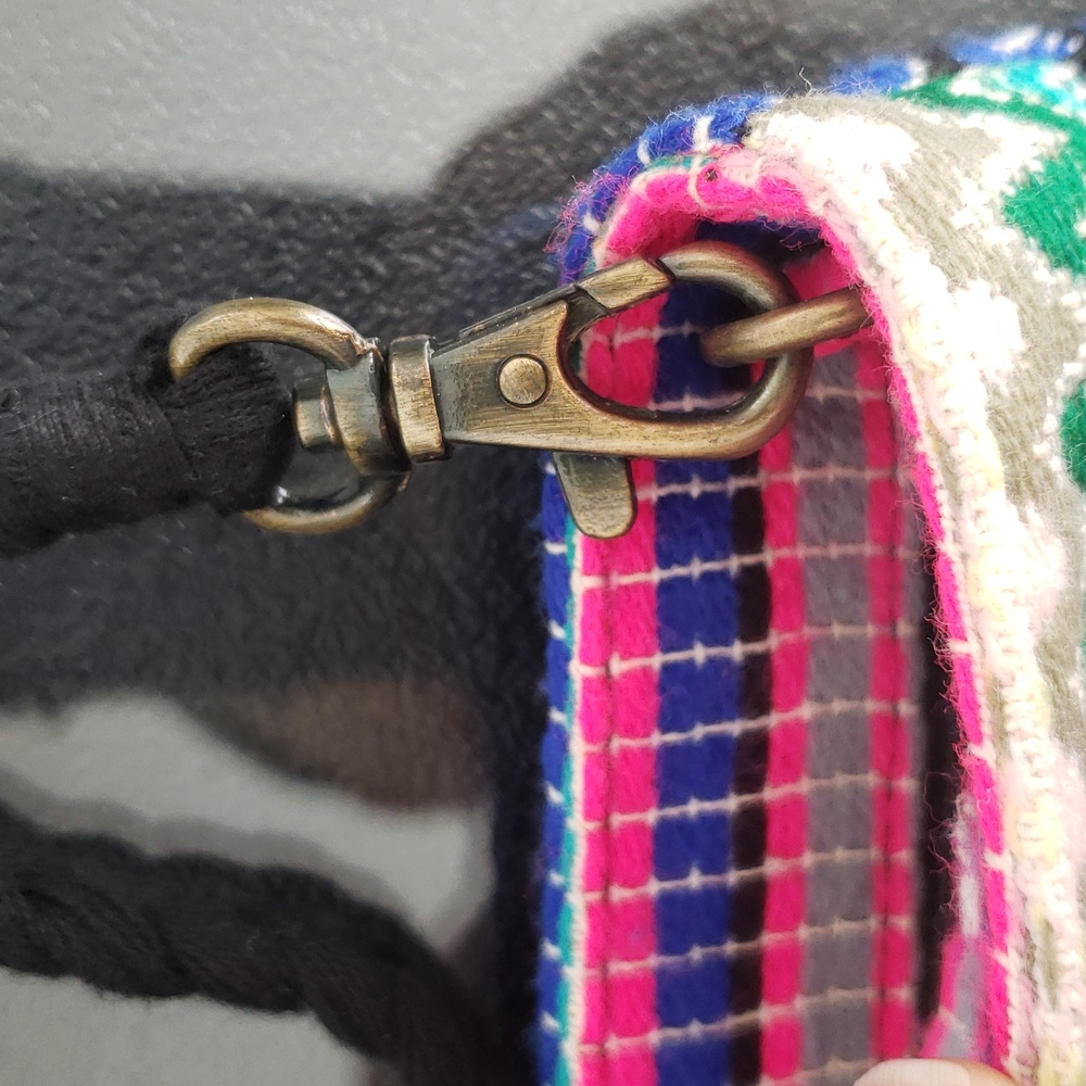 Eco Rising Tide Multicolored Multi Pattern Crossb… - image 5